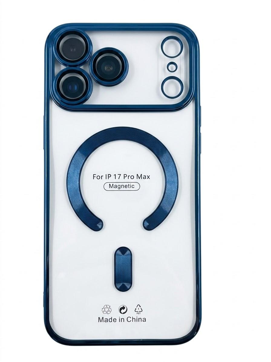 Case for iPhone 17 Pro Max Magnetic Blue AVAILABLE IN AMAZON