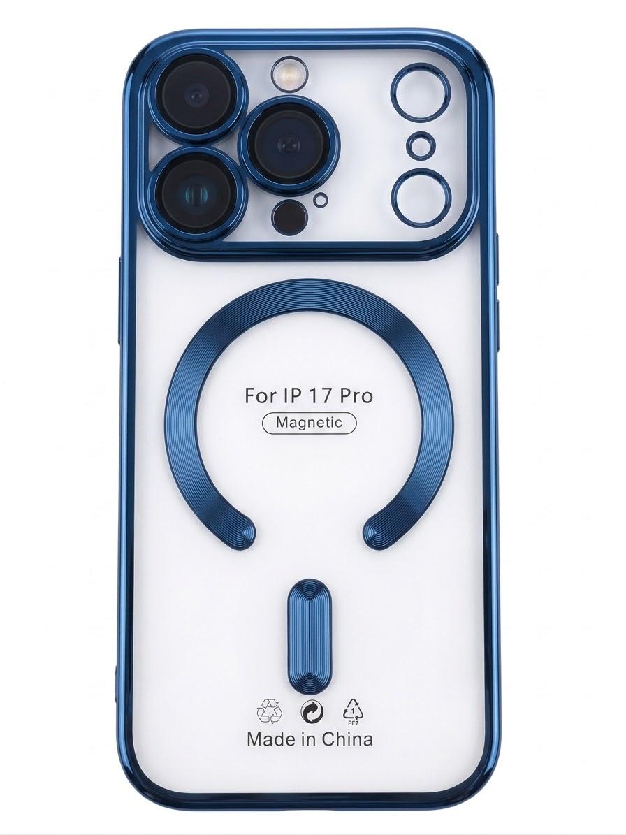 Case for iPhone 17 Pro Max Magnetic Blue AVAILABLE IN AMAZON
