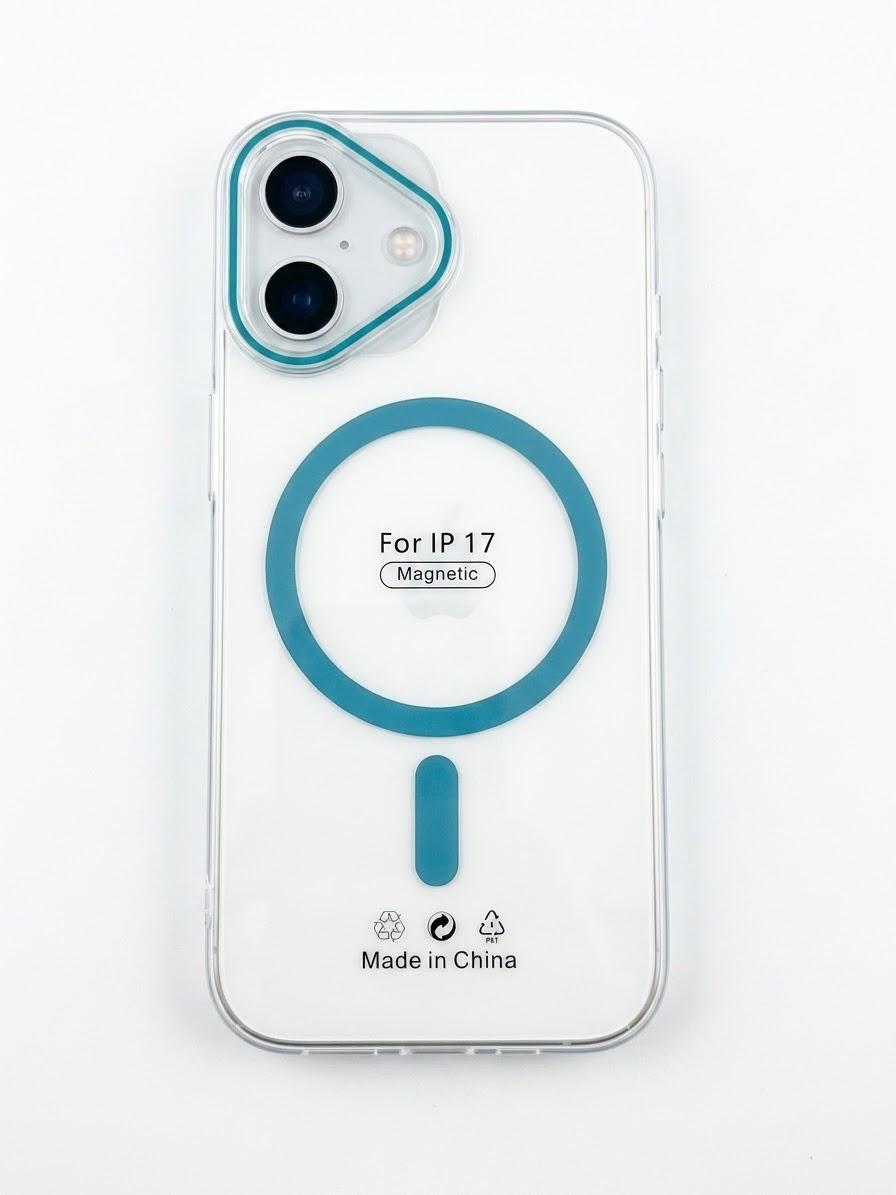 Case for iPhone 17 Magnetic Cyan AVAILABLE IN AMAZON
