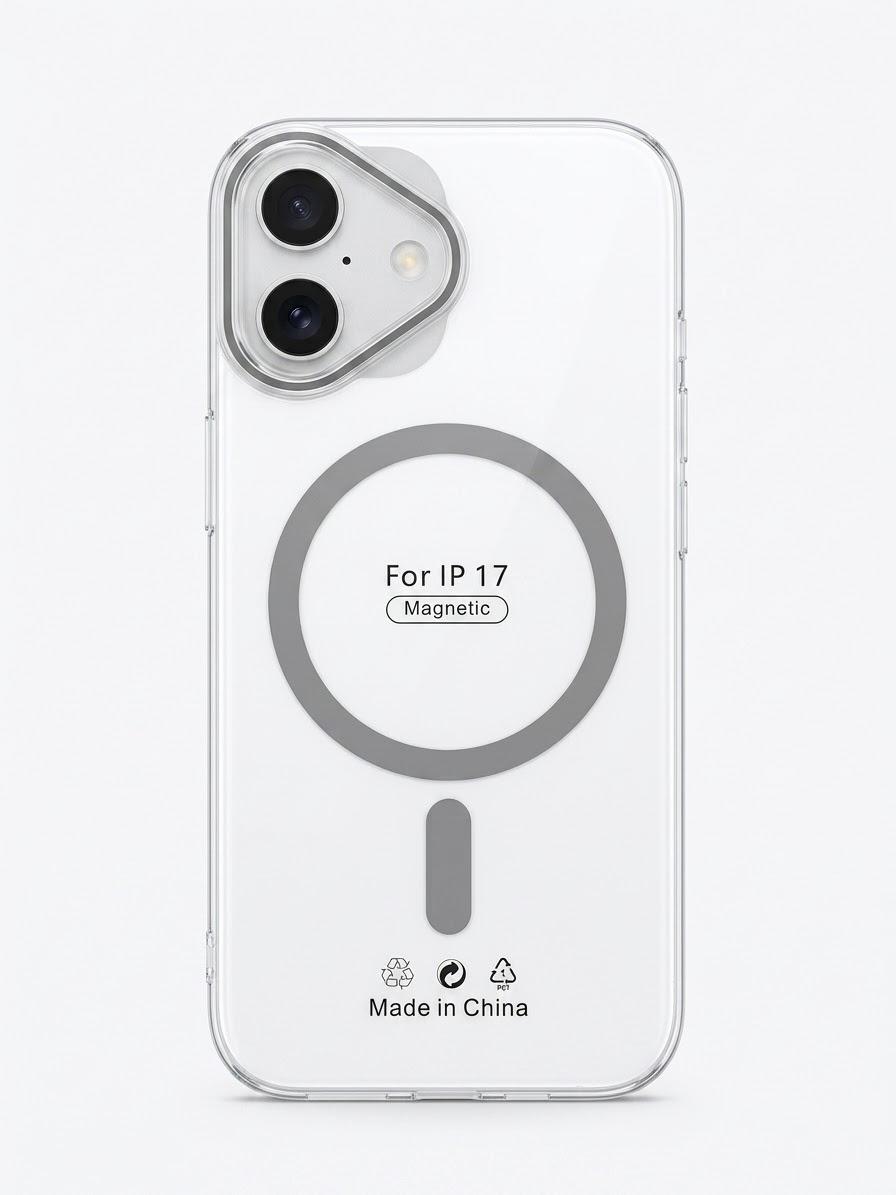 Case for iPhone 17 Magnetic Gray AVAILABLE IN AMAZON