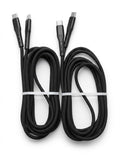 2 USB-C to USB C Cables Pack,Black 7 feet AVAILABLE IN AMAZON