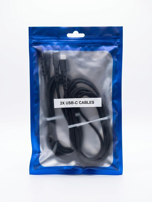 2 USB-C to USB C Cables Pack,Black 7 feet AVAILABLE IN AMAZON