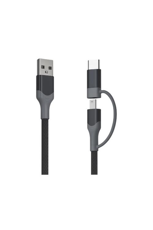 2-IN-1 USB-A TO TYPE-C & MICRO AVAILABLE IN AMAZON